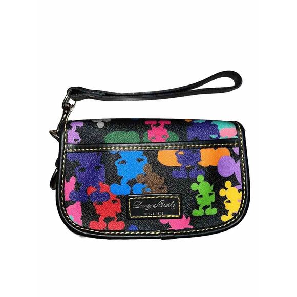DOONEY & BOURKE Disney Park Wonder Mickey Silhouette Multicolor Wristlet B000525 main image 4
